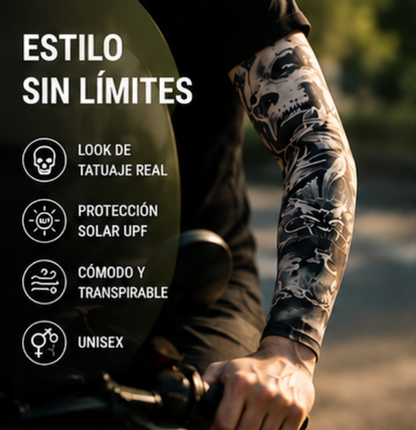 Manga de Tatuaje Temporal y Protectora