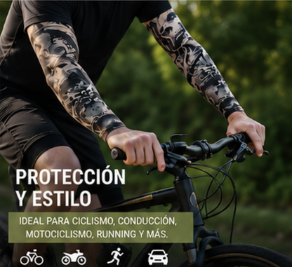 Manga de Tatuaje Temporal y Protectora