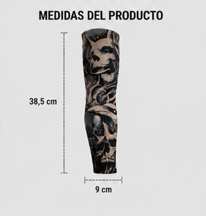 Manga de Tatuaje Temporal y Protectora